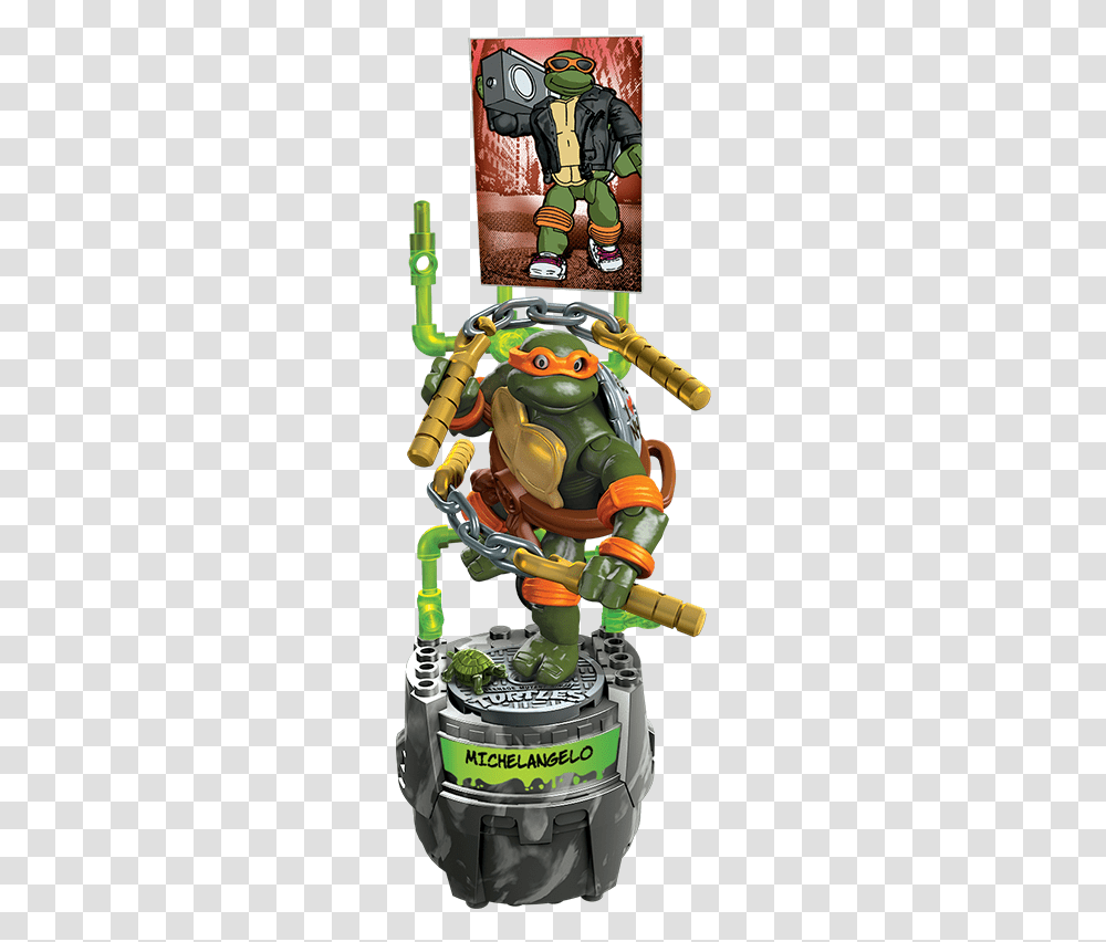 Michelangelo Mutagen Canister Teenage Mutant Ninja Turtles, Toy, Person, People, Sports Car Transparent Png