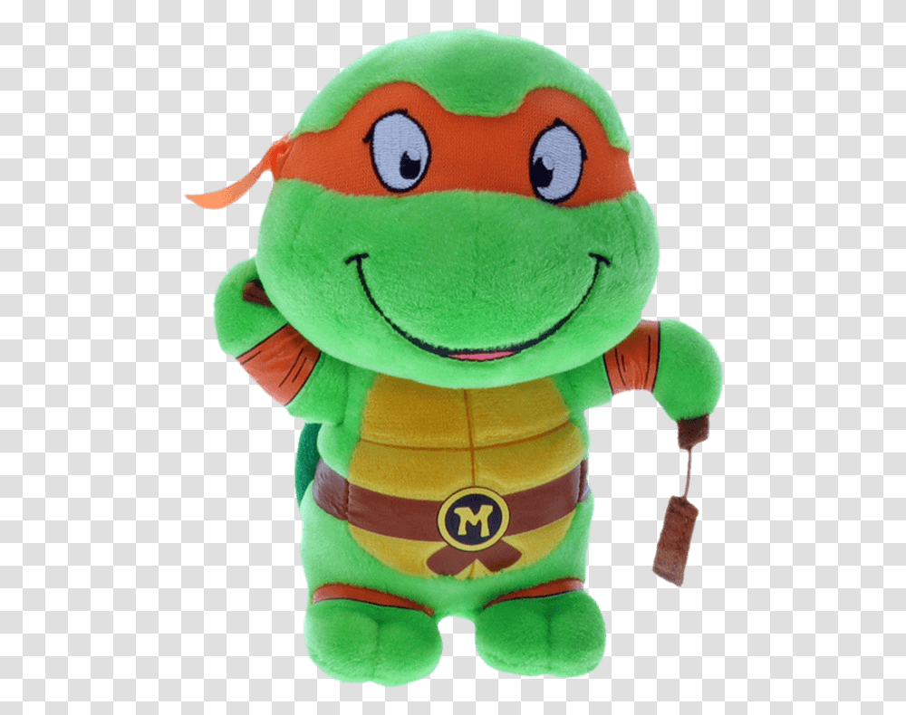 Michelangelo Orange Mask Medium From Teenage Mutant Ninja Turtles Periwinkle From Blues Clues, Toy, Plush, Mascot Transparent Png
