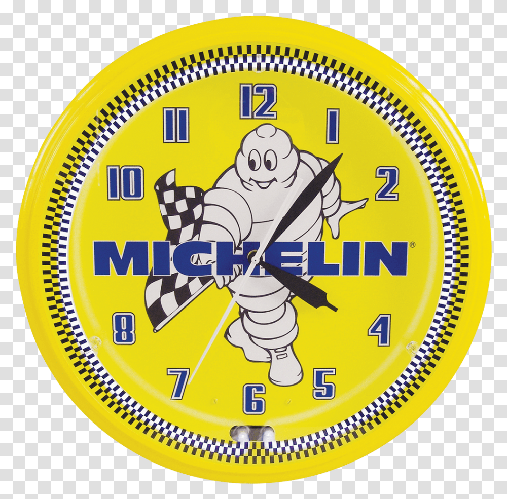 Michelin Vintage Style Neon Circle Full Size Ice Hockey Equipment, Logo, Symbol, Trademark, Label Transparent Png
