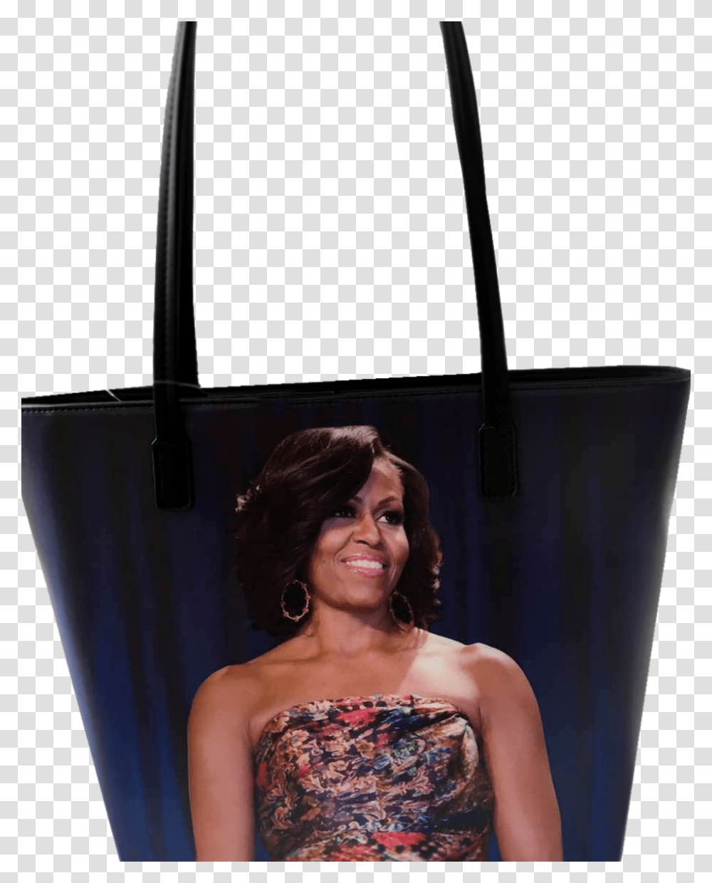 Michelle Obama, Person, Tote Bag, Evening Dress Transparent Png