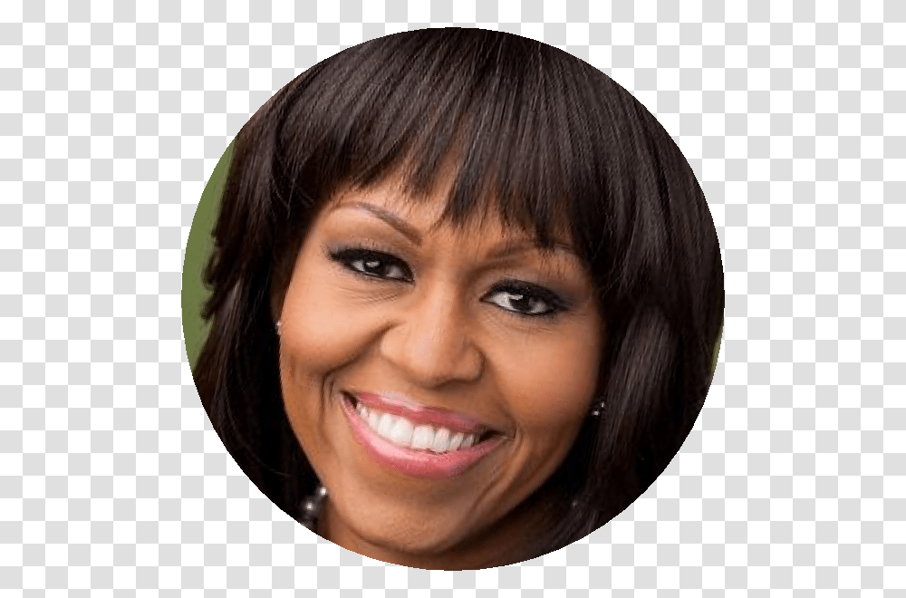 Michelleobama Michelle Obama, Face, Person, Human, Smile Transparent Png