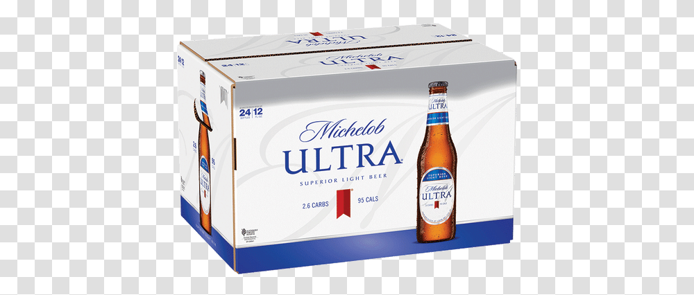 Michelob Ultra 12 Pack Bottles, Beer, Alcohol, Beverage, Drink Transparent Png