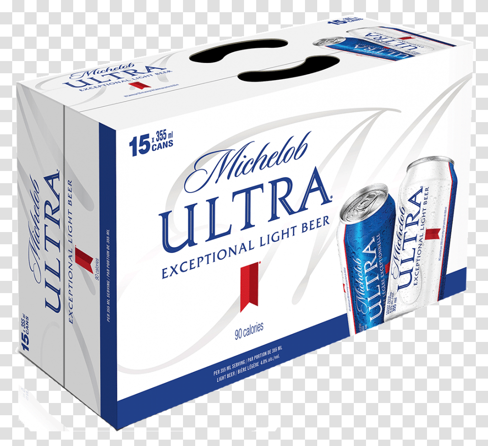 Michelob Ultra 15 Pack, Tin, Label, Box Transparent Png