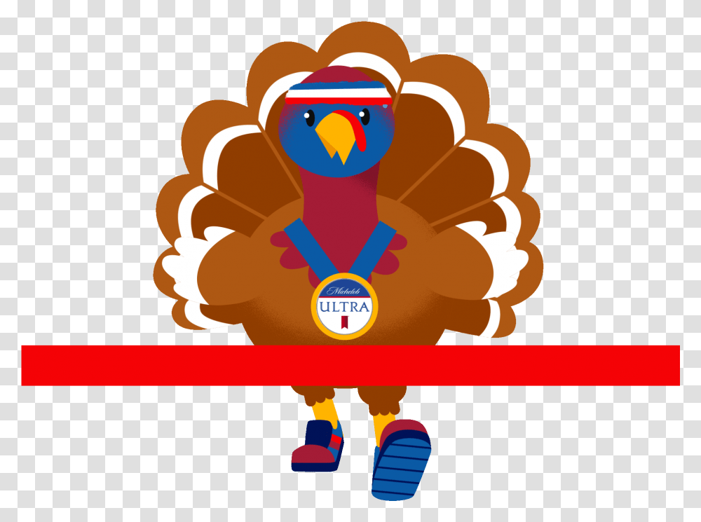 Michelob Ultra Turkey Trotter Giphy Turkey Trot Animated, Text, Outdoors, Graphics, Art Transparent Png