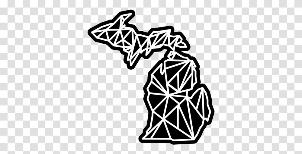 Michigan Awesome Stickers Language, Art, Paper, Stencil, Statue Transparent Png
