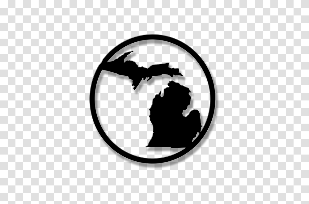 Michigan Circle Statement Wall Art, Logo, Trademark, Steering Wheel Transparent Png