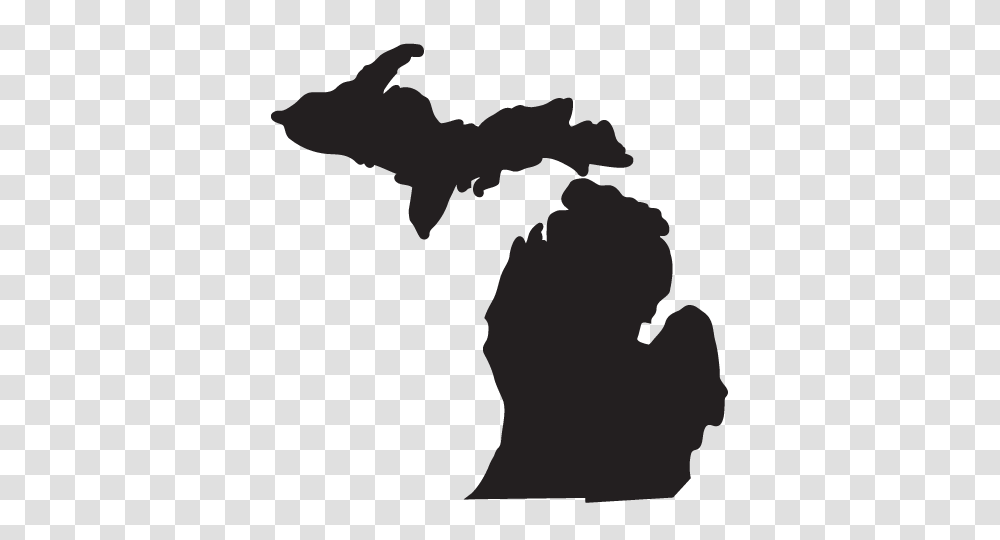 Michigan Clip Art, Silhouette, Stencil Transparent Png