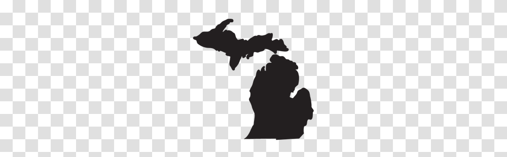 Michigan, Hand, Silhouette Transparent Png