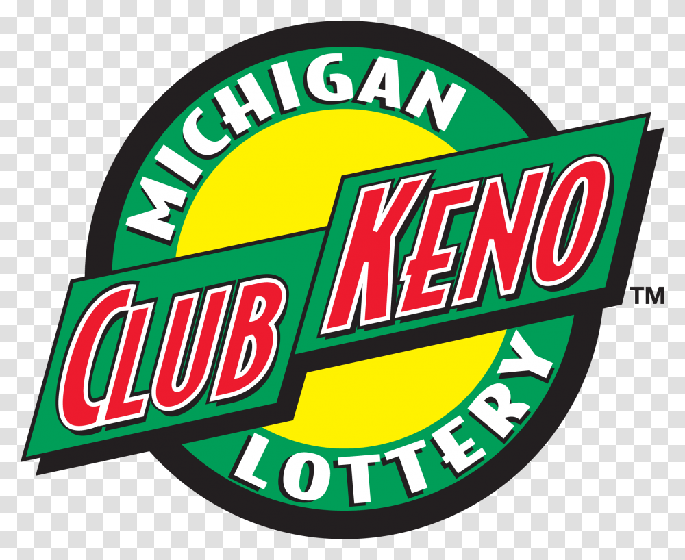 Michigan Lottery S Club Keno Keno Logo Michigan, Label, Meal Transparent Png