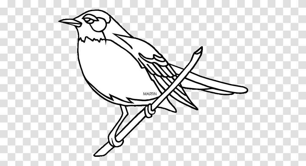 Michigan Outline Drawing Clipart Best Color Michigan State Bird, Animal, Stencil, Finch Transparent Png