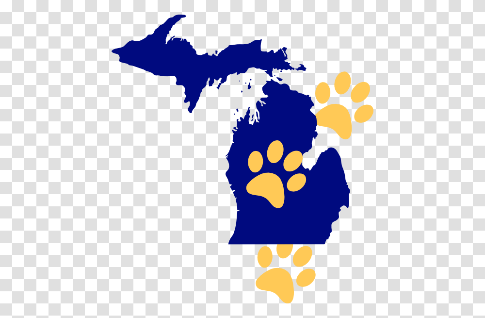 Michigan Paw Clip Art, Stain, Flare, Light Transparent Png