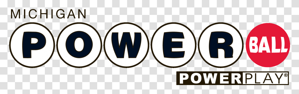 Michigan Powerball Logo Powerball Power Play Logo, Trademark, Number Transparent Png