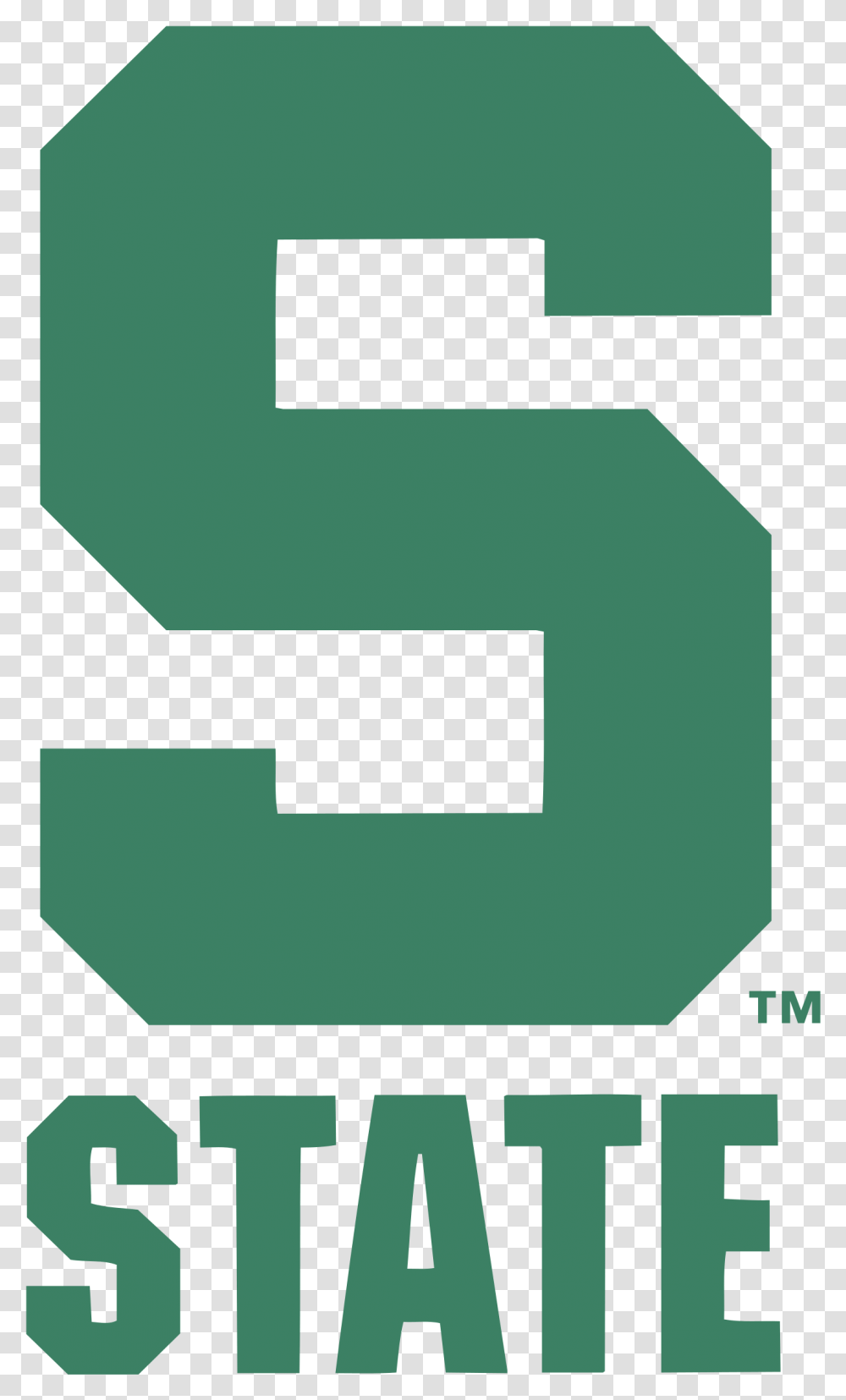 Michigan State Spartans Logo Michigan State Spartans S, Recycling Symbol, Number, Alphabet Transparent Png