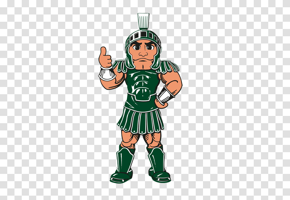 Michigan State Spartans Render Logo, Costume, Person, Sport, People Transparent Png