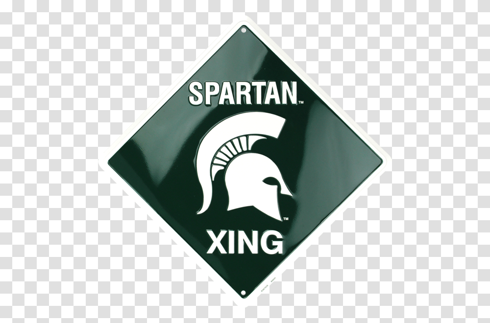 Michigan State University Michigan State Spartans Men, Road Sign, Logo, Label Transparent Png