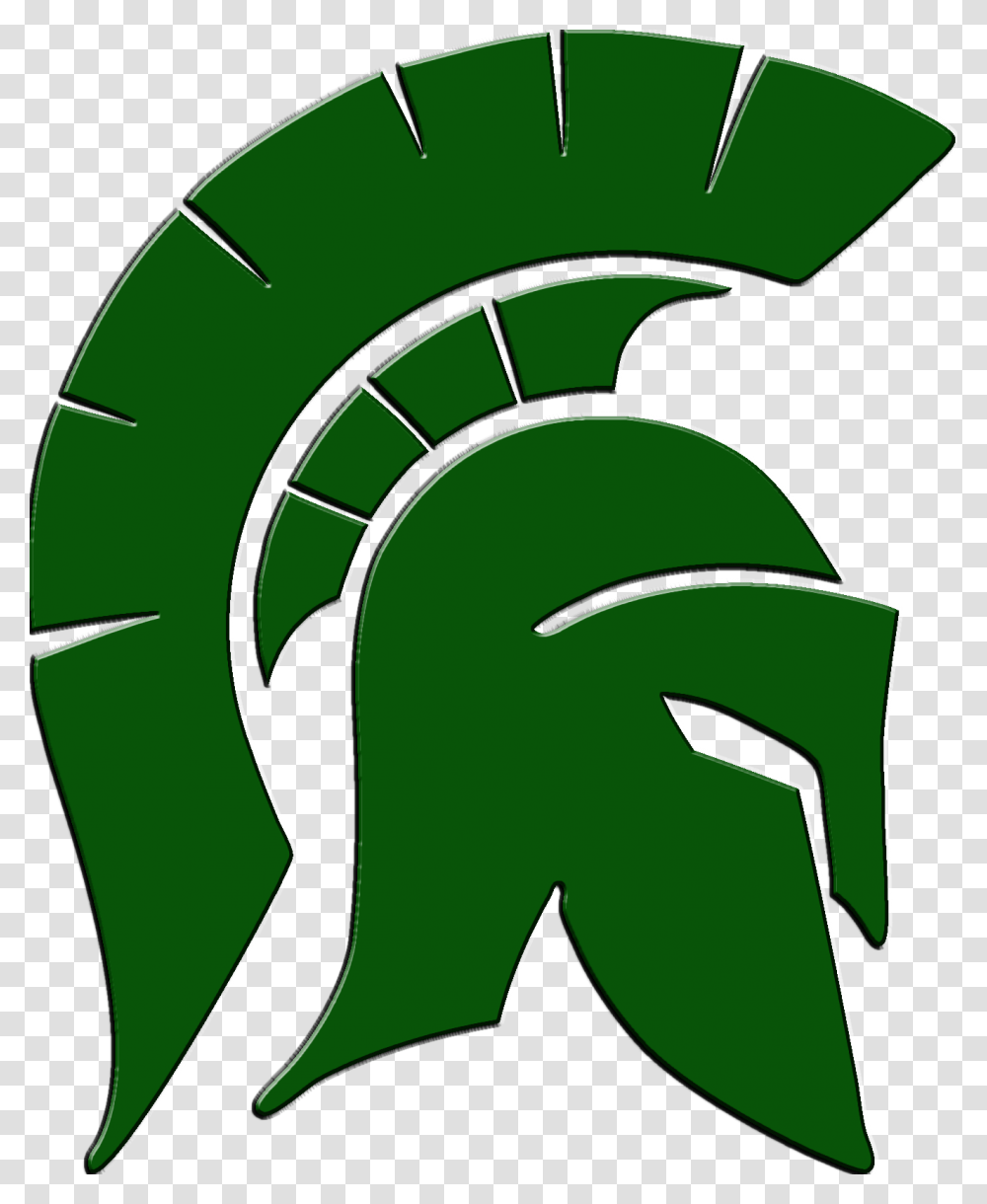 Michigan State University Skyline High School Sparta Bandys Trojans Logo, Recycling Symbol Transparent Png