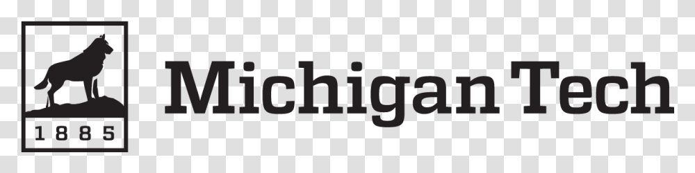 Michigan Tech White Logo, Word, Alphabet, Label Transparent Png