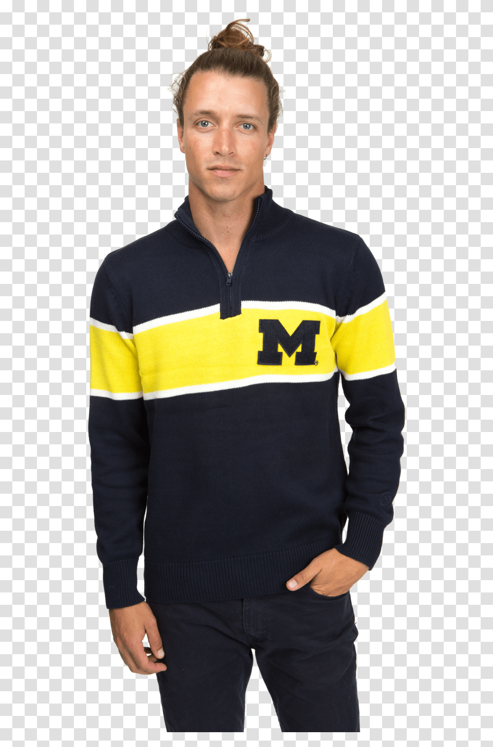 Michigan Wolverines, Sleeve, Long Sleeve, Person Transparent Png