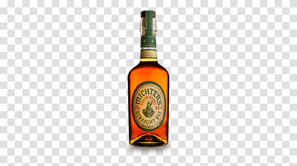 Michters Single Barrel Straight Rye Whiskey, Liquor, Alcohol, Beverage, Drink Transparent Png