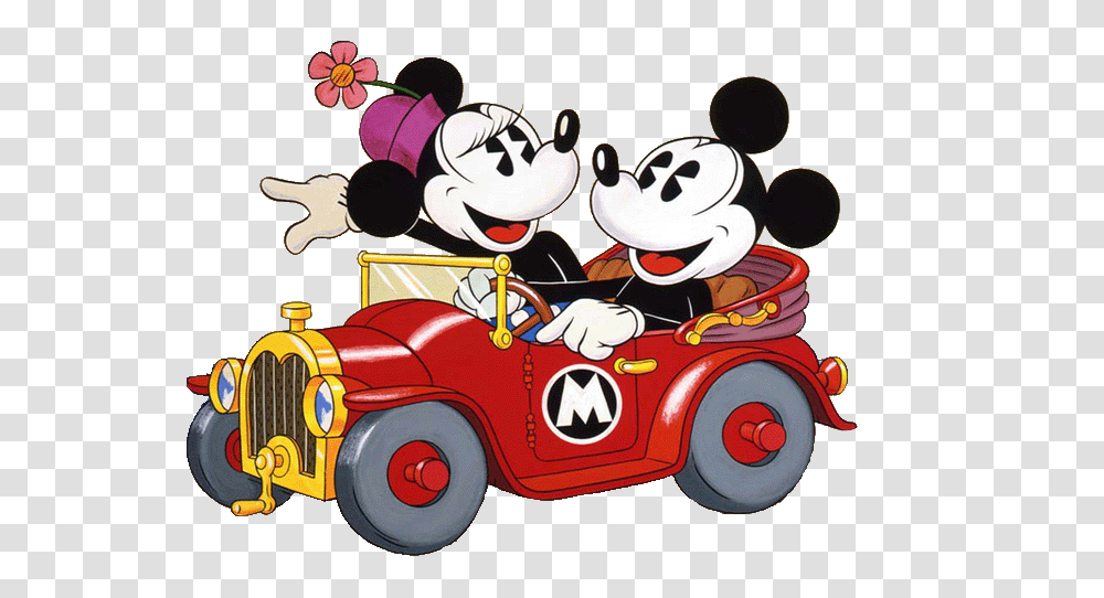 Mick Minnie Take A Road Trip Mickey Minnie Mickey, Transportation, Vehicle, Car, Toy Transparent Png