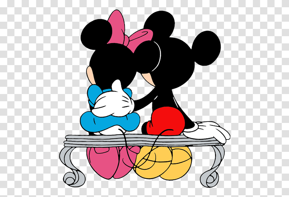 Mickey And Minnie Back, Pillow, Cushion Transparent Png