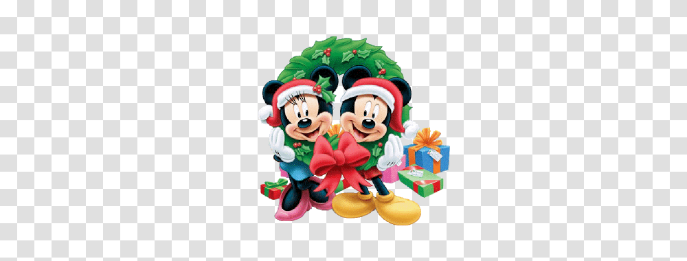 Mickey And Minnie Christmas Clipart, Toy, Plush, Super Mario Transparent Png
