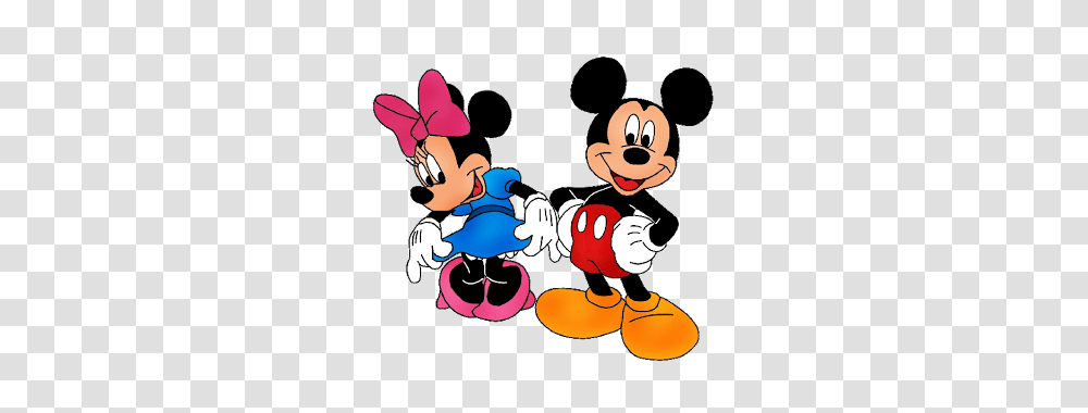 Mickey And Minnie Clipart Look, Poster, Plant, Head Transparent Png