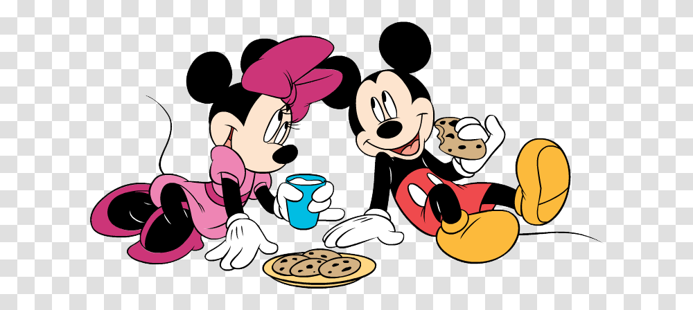 Mickey And Minnie Eating Cookies, Crowd, Parade, Chef, Performer Transparent Png