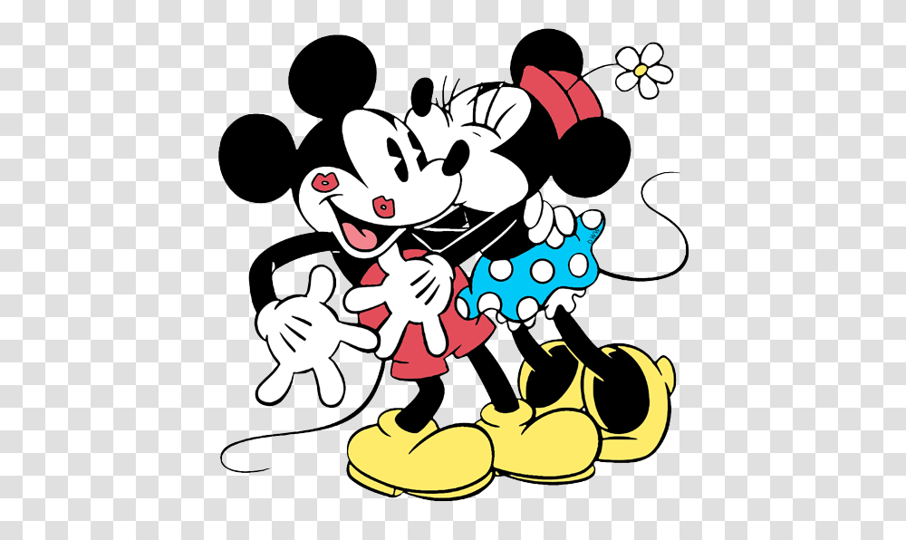 Mickey And Minnie Mouse Kissing Clipart, Hand, Performer Transparent Png