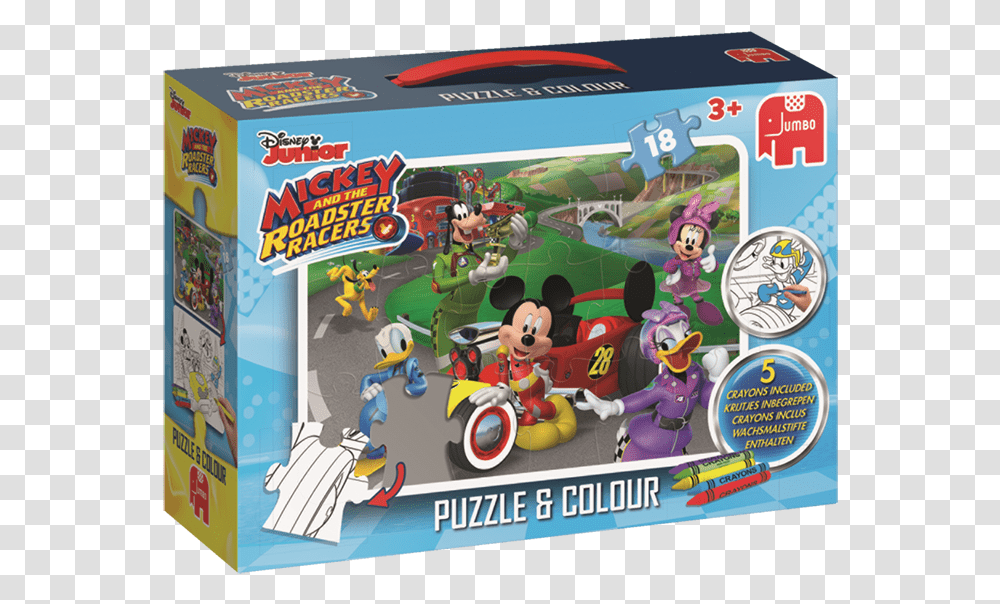 Mickey And The Roadster Racers Crayons, Toy, Advertisement, Super Mario Transparent Png