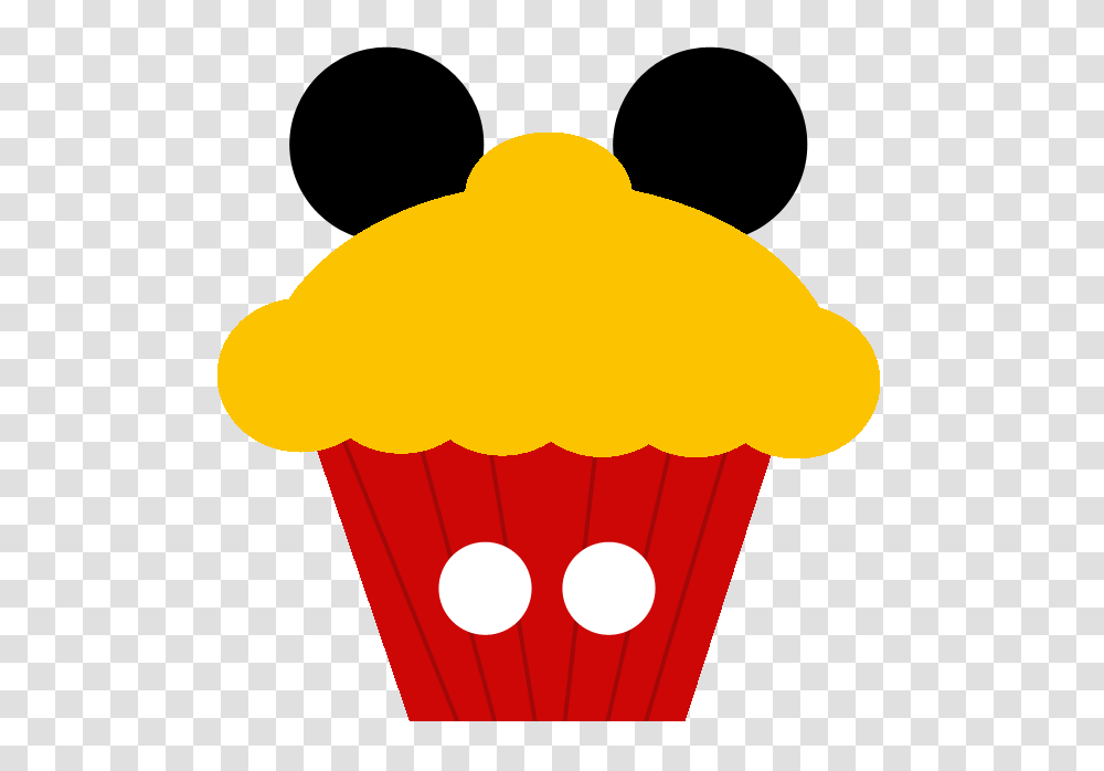 Mickey Cupcake, Logo, Trademark, Parachute Transparent Png