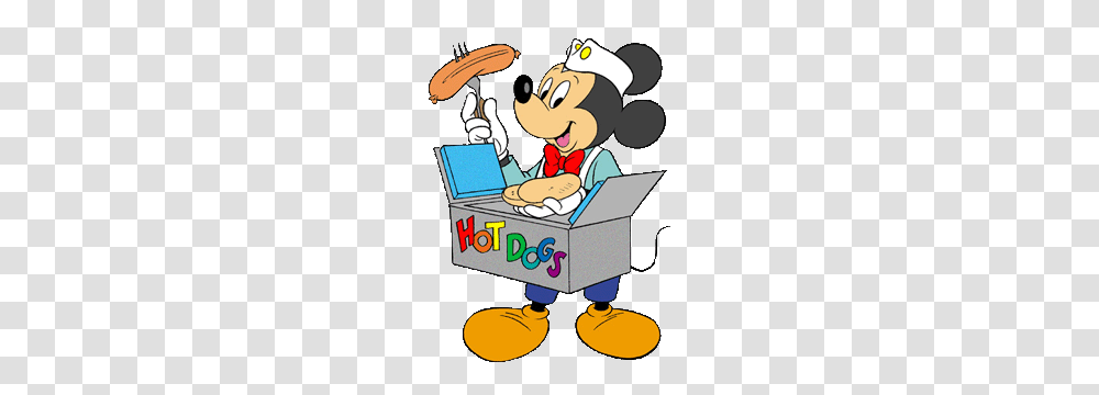 Mickey Doing A Great Job Selling Hot Dogs My Pal Mickey, Washing, Reading, Video Gaming, Scientist Transparent Png