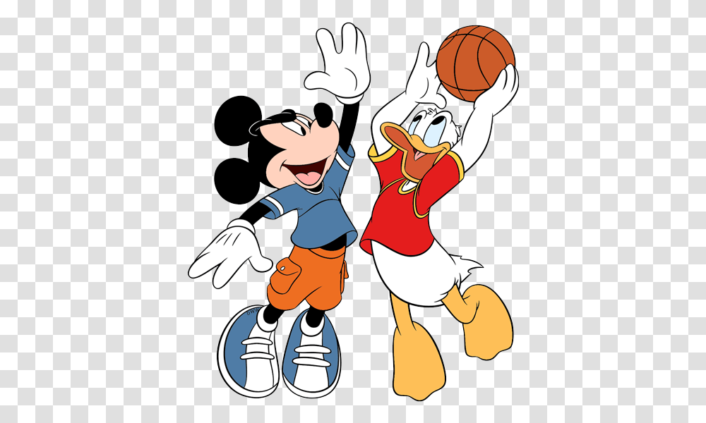 Mickey Donald And Goofy Clip Art Disney Galore Mickey And Donald Clipart, Comics, Book, Clothing, Apparel Transparent Png