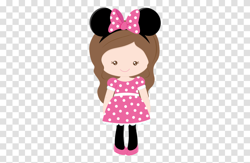 Mickey E Minnie, Texture, Polka Dot, Doll, Toy Transparent Png
