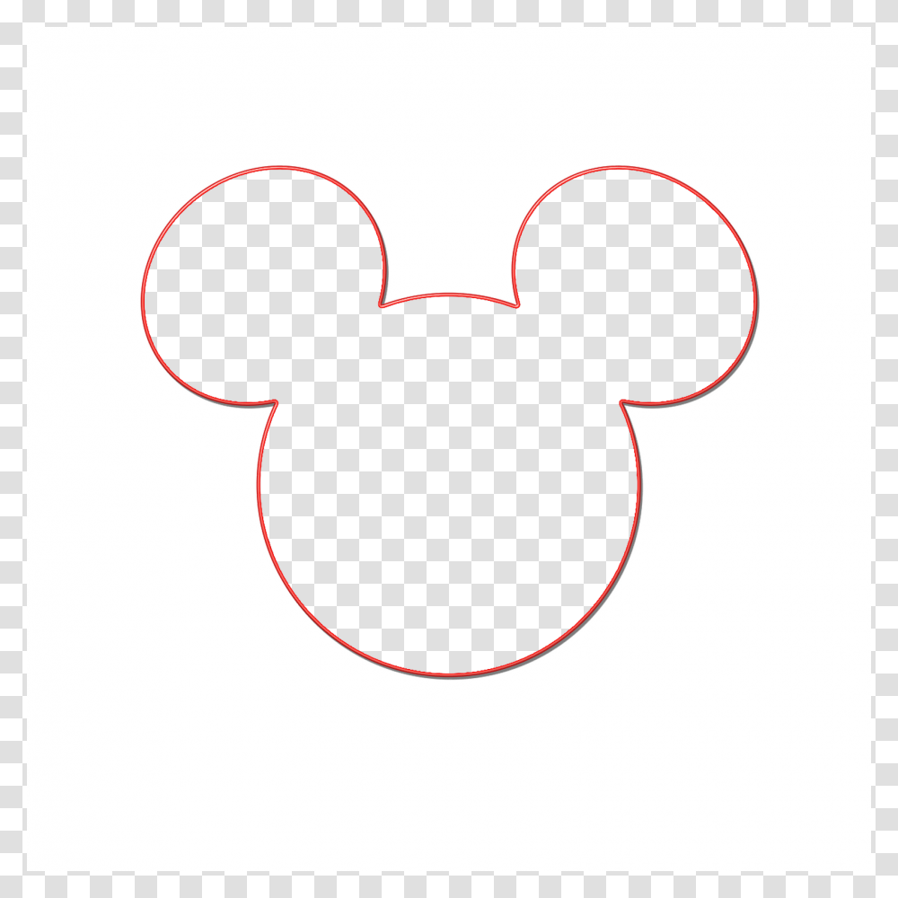 Mickey Ears Clip Art, Silhouette, Mustache, Heart, Stencil Transparent Png