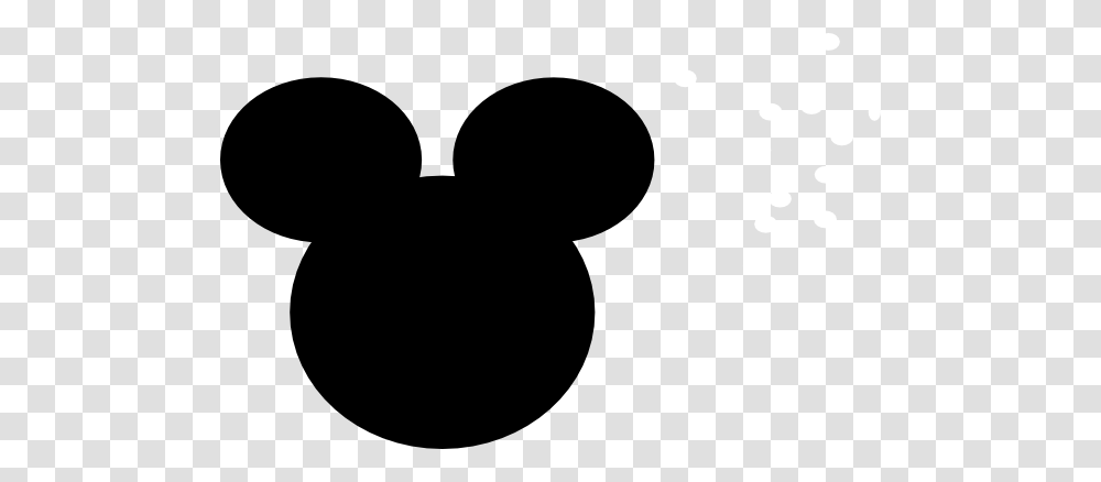 Mickey Ears Clip Art, Stencil, Silhouette, Heart Transparent Png