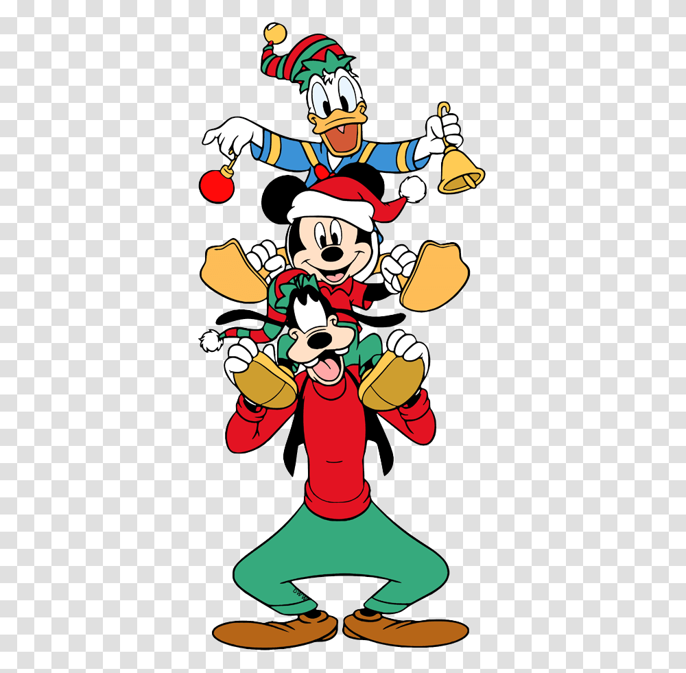 Mickey Goofy Donald Christma, Performer, Elf, Costume Transparent Png