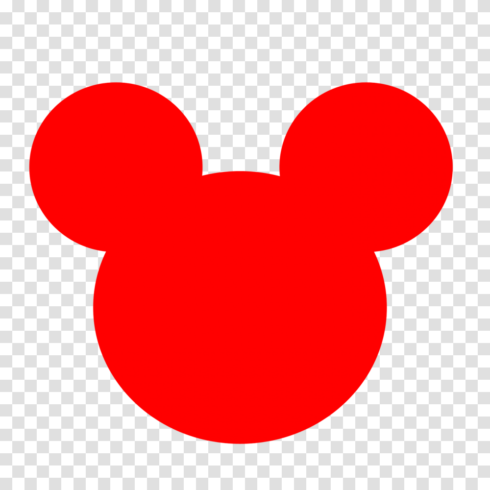 Mickey Head Cliparts, Heart Transparent Png