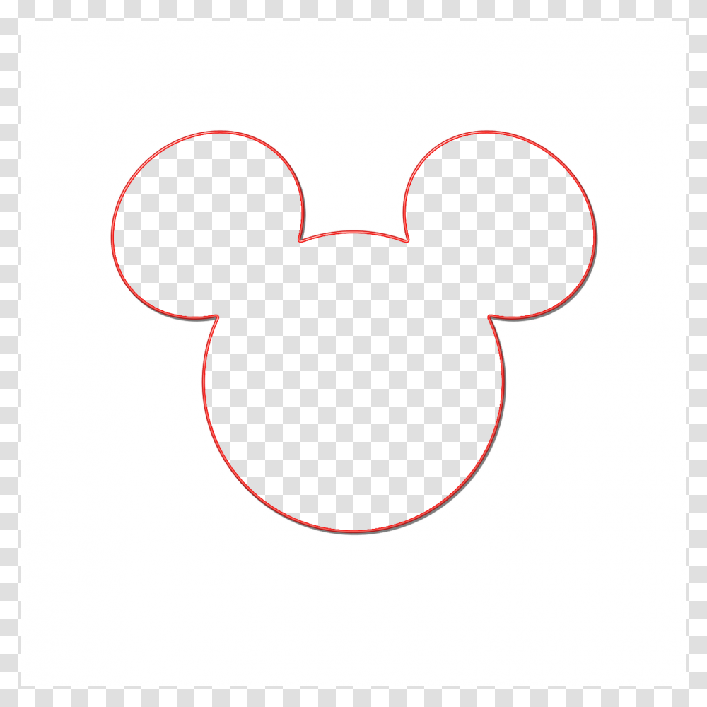 Mickey Head Cliparts, Silhouette, Heart, Mustache, Stencil Transparent Png