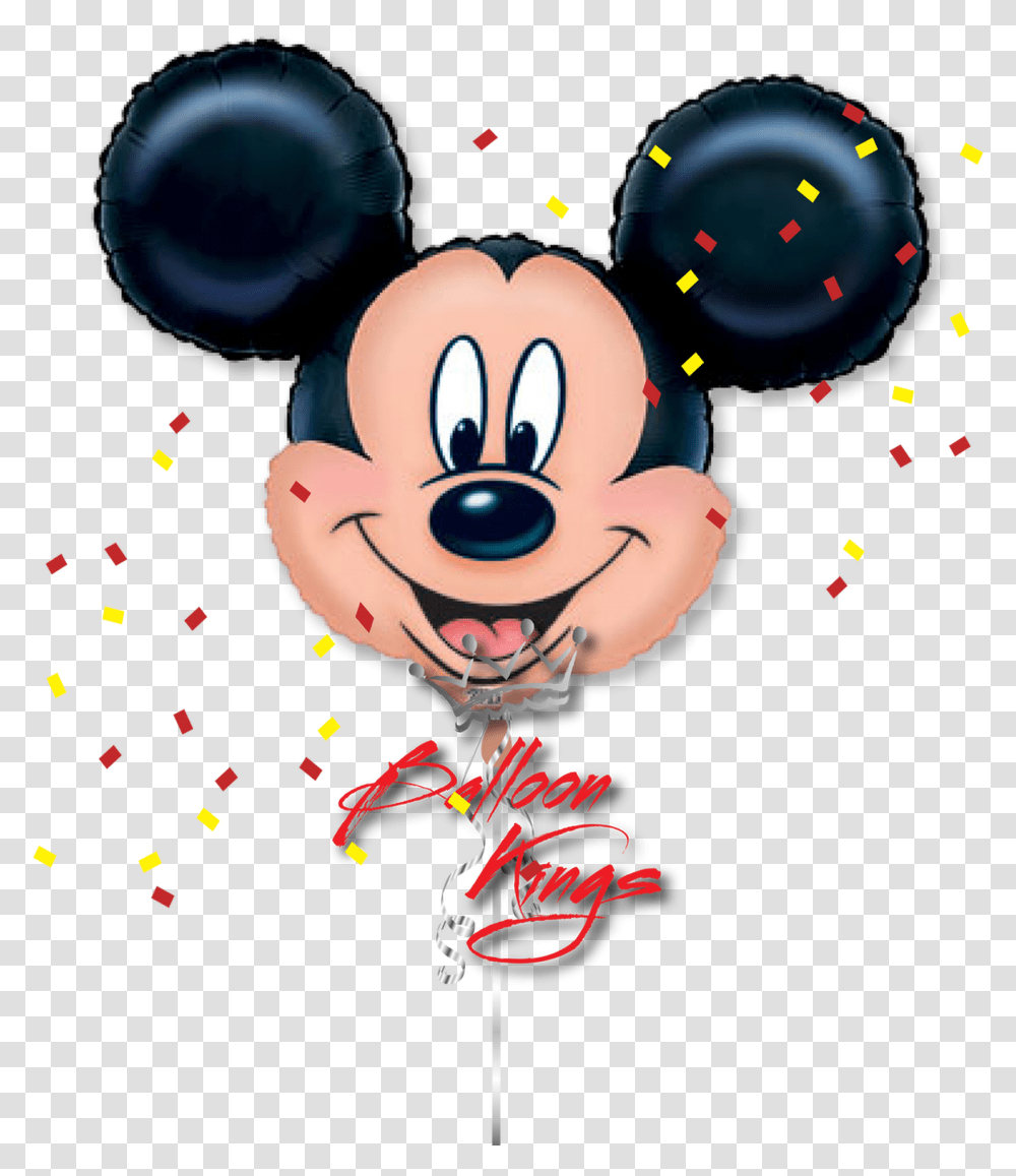 Mickey Head Mickey Mouse Head, Paper, Confetti, Helmet Transparent Png