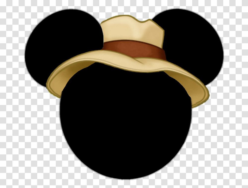Mickey Head Photo This Mickey Mouse Head With Hat, Apparel, Sun Hat, Cowboy Hat Transparent Png