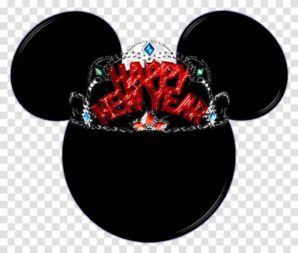 Mickey Heads For New Years Party Baseball Cap, Light, Logo, Leisure Activities Transparent Png