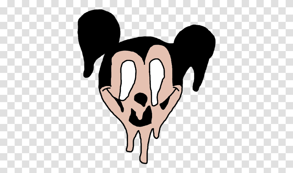 Mickey Logo Picture Clip Art, Hand, Stencil, Performer, Alien Transparent Png