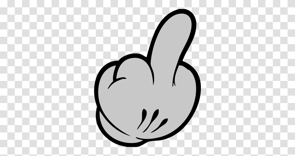 Mickey Middle Finger Design Ideas, Stencil, Hook Transparent Png