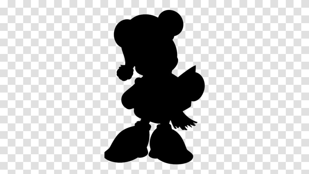 Mickey Minnie Background Cartoon, Silhouette, Stencil, Cupid Transparent Png