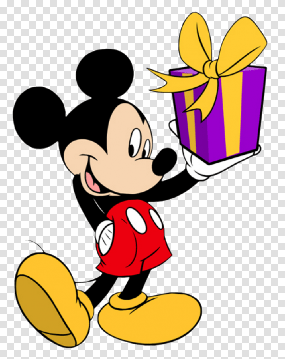 Mickey Minnie Free Image, Gift Transparent Png