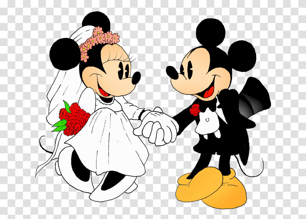 Mickey Minnie Wedding Mickey And Minnie Mouse Wedding, Person, Hand, People Transparent Png