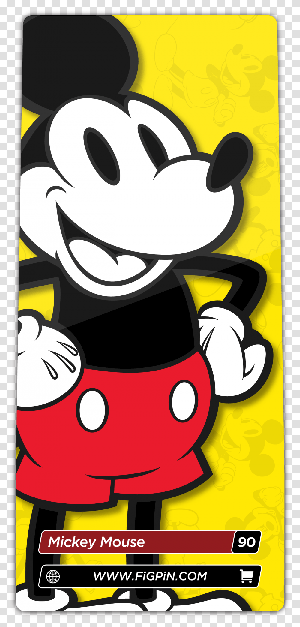 Mickey Mouse 90th Figpin, Poster, Advertisement Transparent Png
