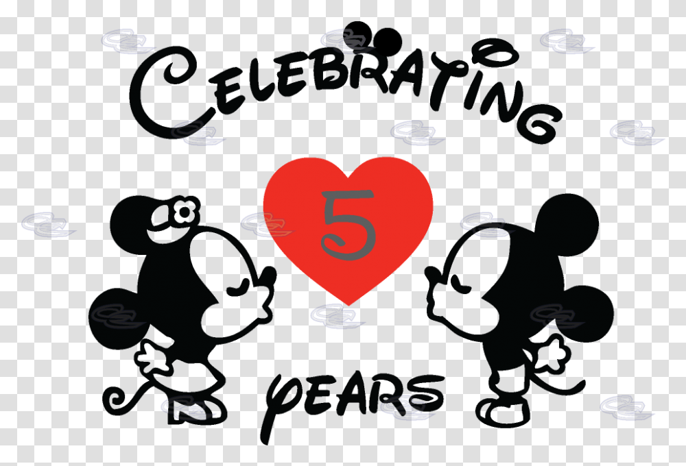 Mickey Mouse A Minnie, Heart, Bubble, Aircraft, Vehicle Transparent Png
