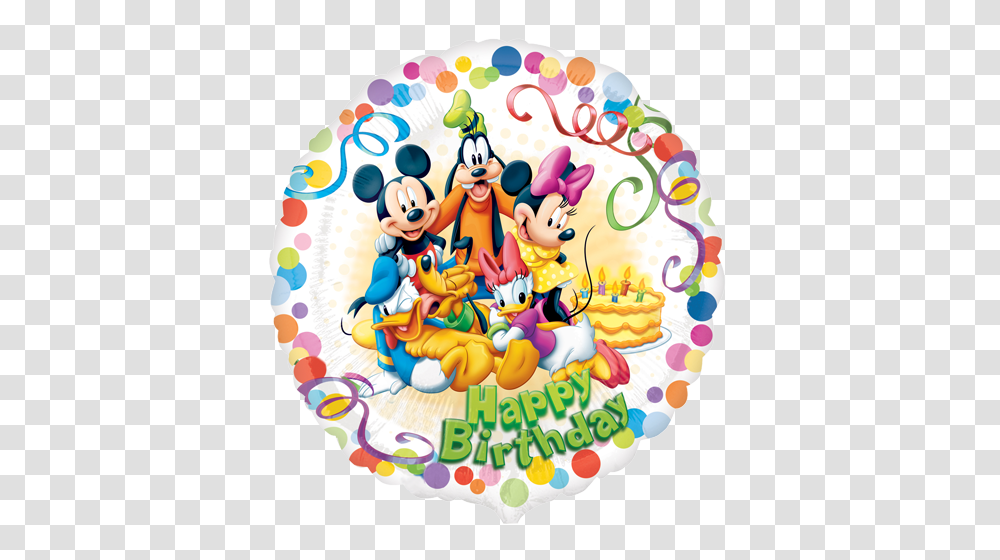 Mickey Mouse And Friends, Birthday Cake, Meal Transparent Png